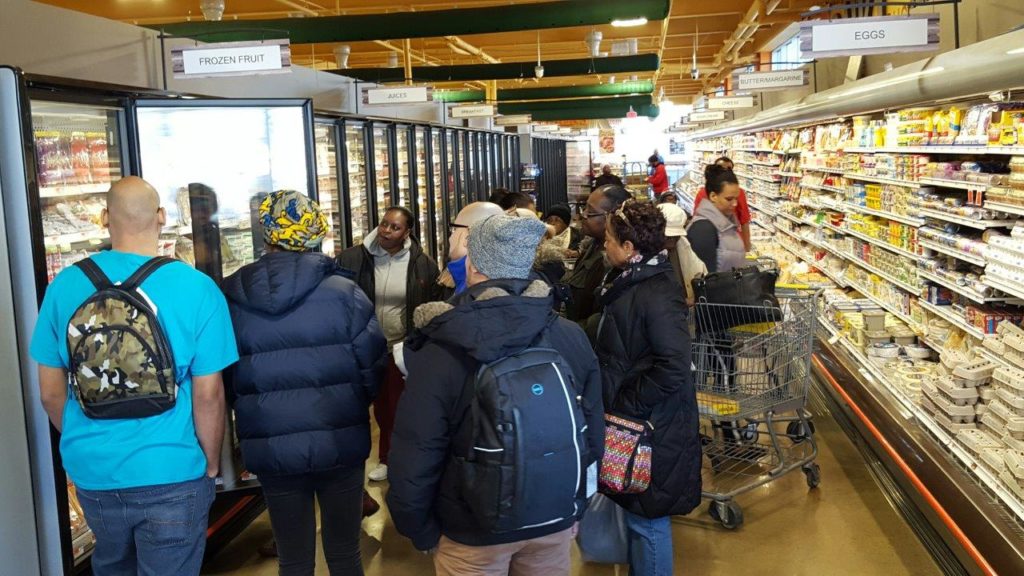 grocery food tour in Roxbury