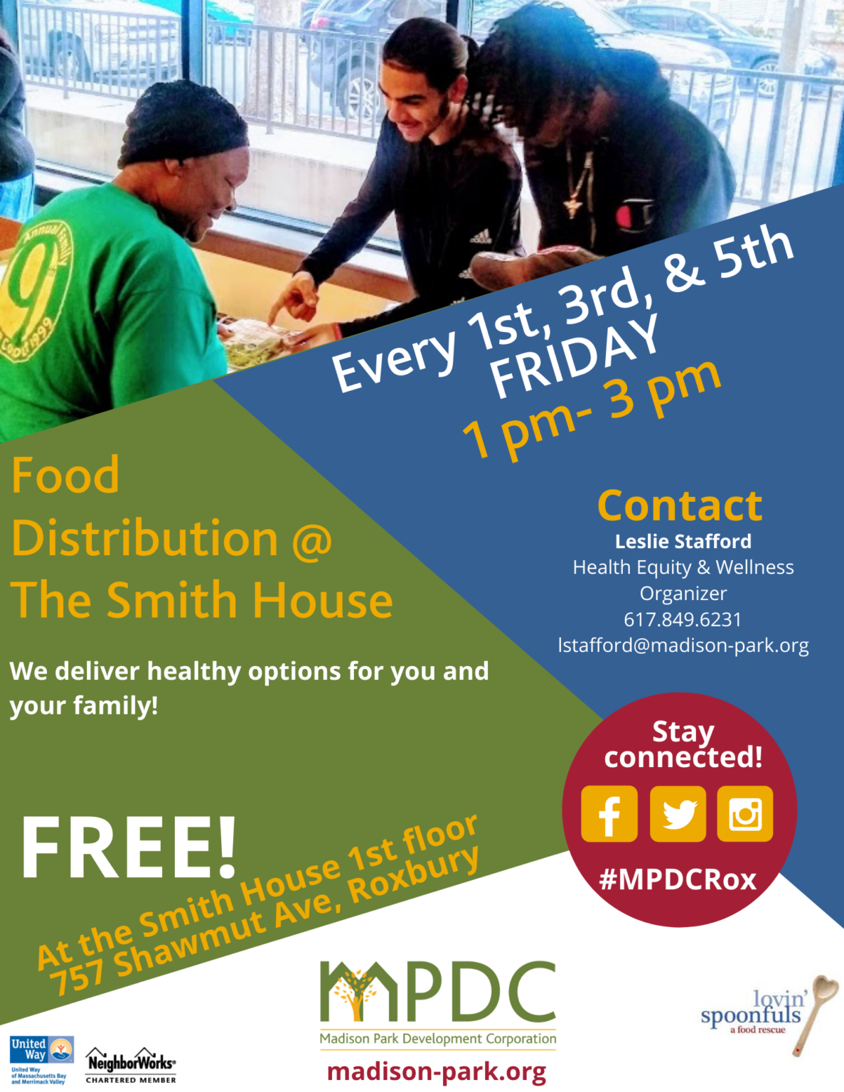 2020 Food Distribution Flyer Final Madison Park Development Corporation
